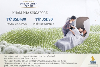KHÁM PHÁ SINGAPORE VÀ TRẢI NGHIỆM BOEING 787-10 DREAMLINER CÙNG SINGAPORE AIRLINES